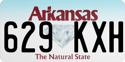 AR license plate 629KXH