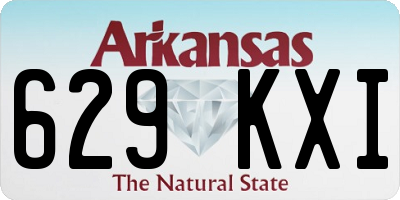 AR license plate 629KXI