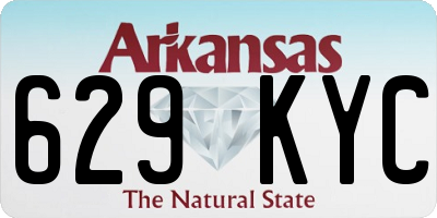 AR license plate 629KYC