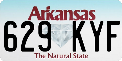 AR license plate 629KYF