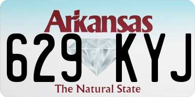 AR license plate 629KYJ