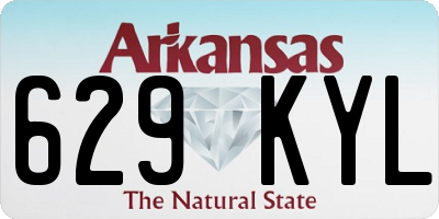 AR license plate 629KYL