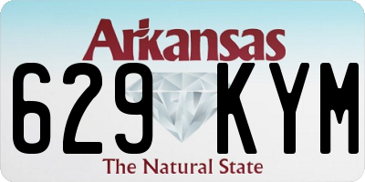 AR license plate 629KYM