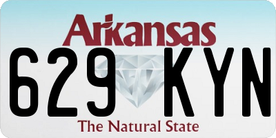 AR license plate 629KYN