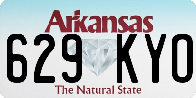 AR license plate 629KYO