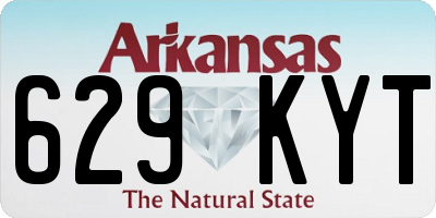 AR license plate 629KYT