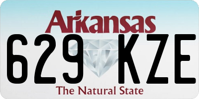 AR license plate 629KZE