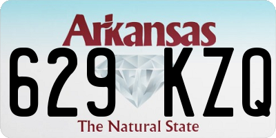 AR license plate 629KZQ