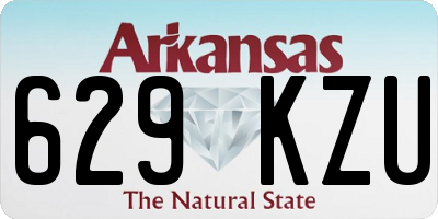 AR license plate 629KZU