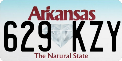 AR license plate 629KZY