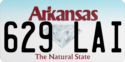 AR license plate 629LAI