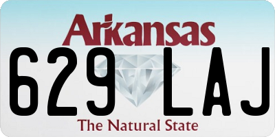 AR license plate 629LAJ