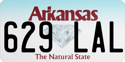AR license plate 629LAL