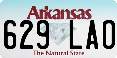 AR license plate 629LAO