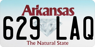 AR license plate 629LAQ