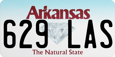 AR license plate 629LAS