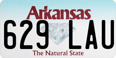 AR license plate 629LAU