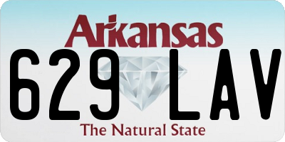AR license plate 629LAV