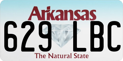 AR license plate 629LBC
