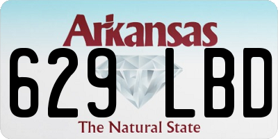 AR license plate 629LBD