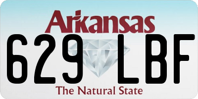AR license plate 629LBF