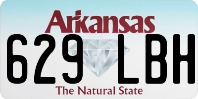 AR license plate 629LBH