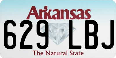 AR license plate 629LBJ