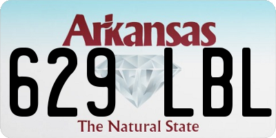 AR license plate 629LBL