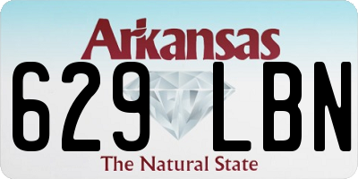 AR license plate 629LBN