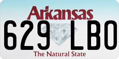 AR license plate 629LBO