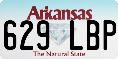 AR license plate 629LBP