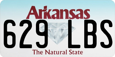 AR license plate 629LBS