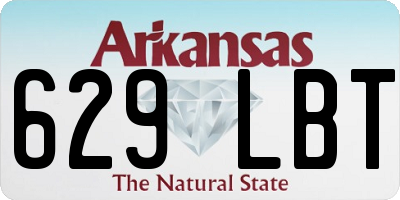 AR license plate 629LBT