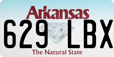 AR license plate 629LBX