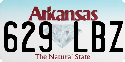 AR license plate 629LBZ