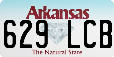 AR license plate 629LCB