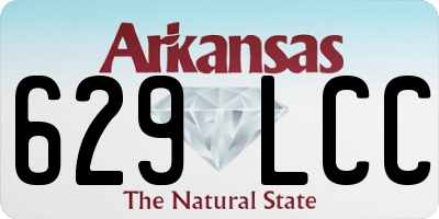 AR license plate 629LCC