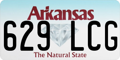 AR license plate 629LCG