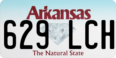 AR license plate 629LCH