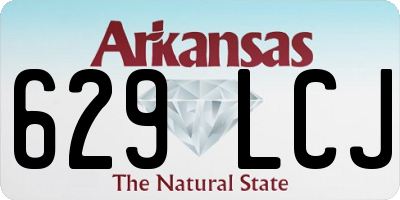 AR license plate 629LCJ