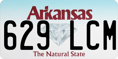 AR license plate 629LCM