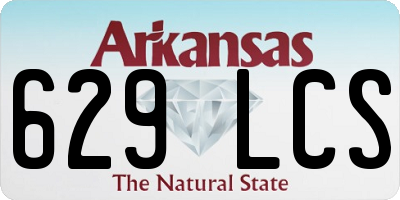 AR license plate 629LCS