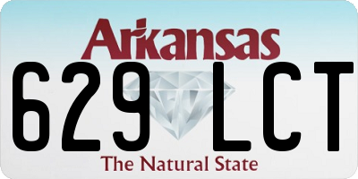 AR license plate 629LCT