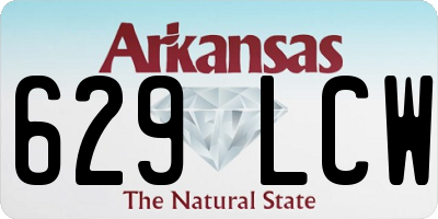 AR license plate 629LCW