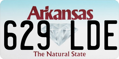 AR license plate 629LDE