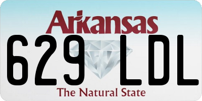 AR license plate 629LDL