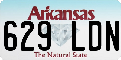 AR license plate 629LDN