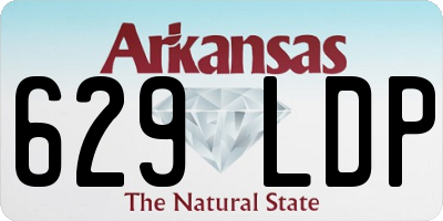 AR license plate 629LDP