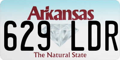 AR license plate 629LDR