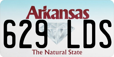 AR license plate 629LDS
